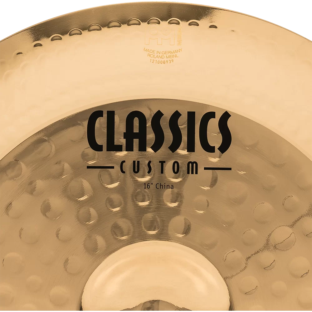 Meinl Classics Custom 16" Brilliant China Cymbal