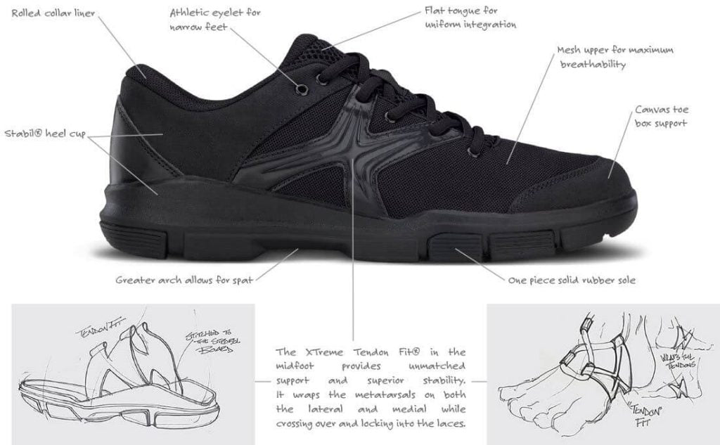 DSI Crossover Marching Band Shoe - Black