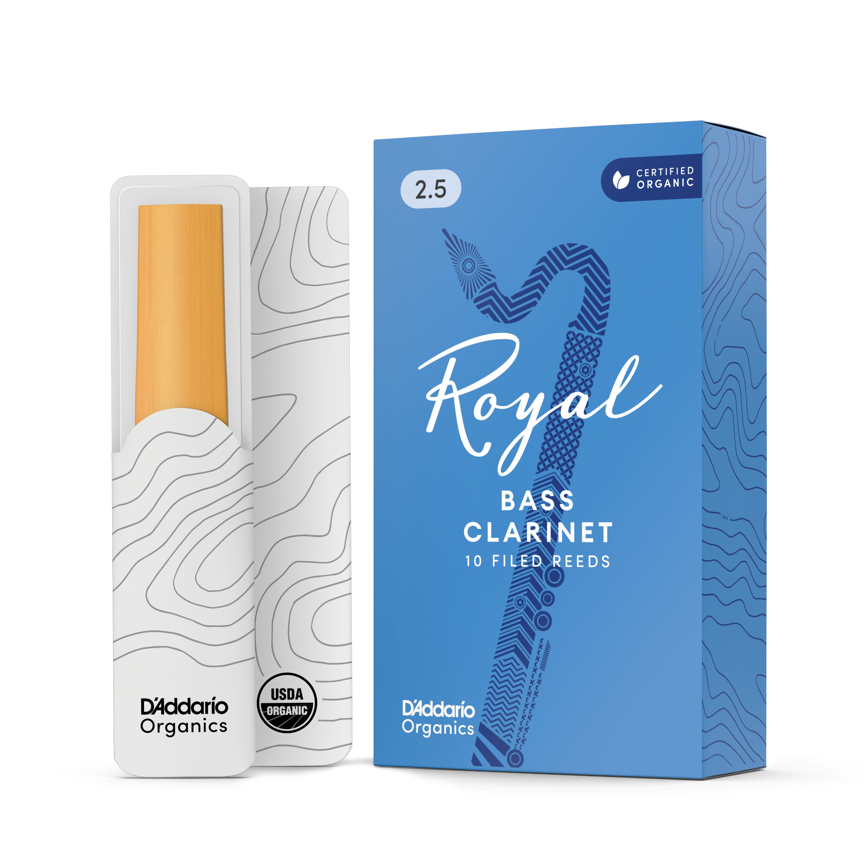 Rico Royal Bass Clarinet Reeds (Box of 10)