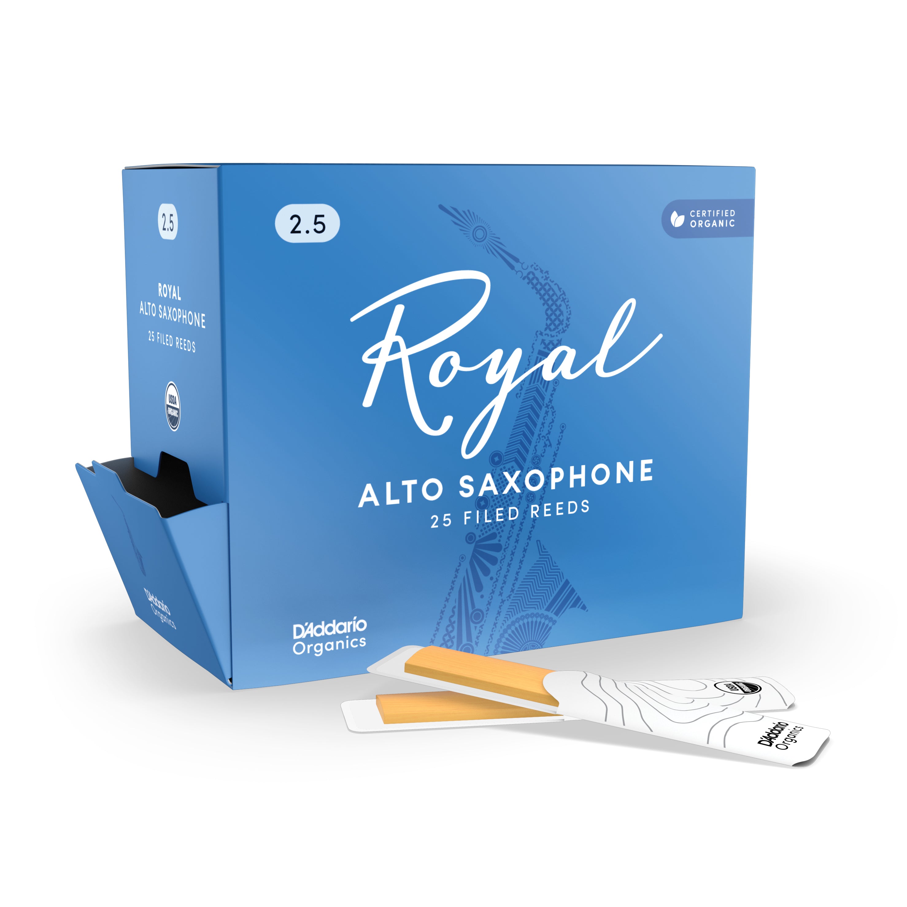 Rico Royal Alto Saxophone Reeds (Box of 25)