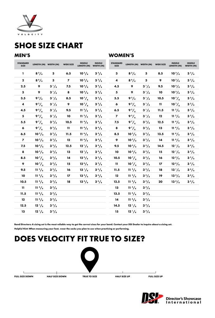 DSI Velocity Marching Band Shoe