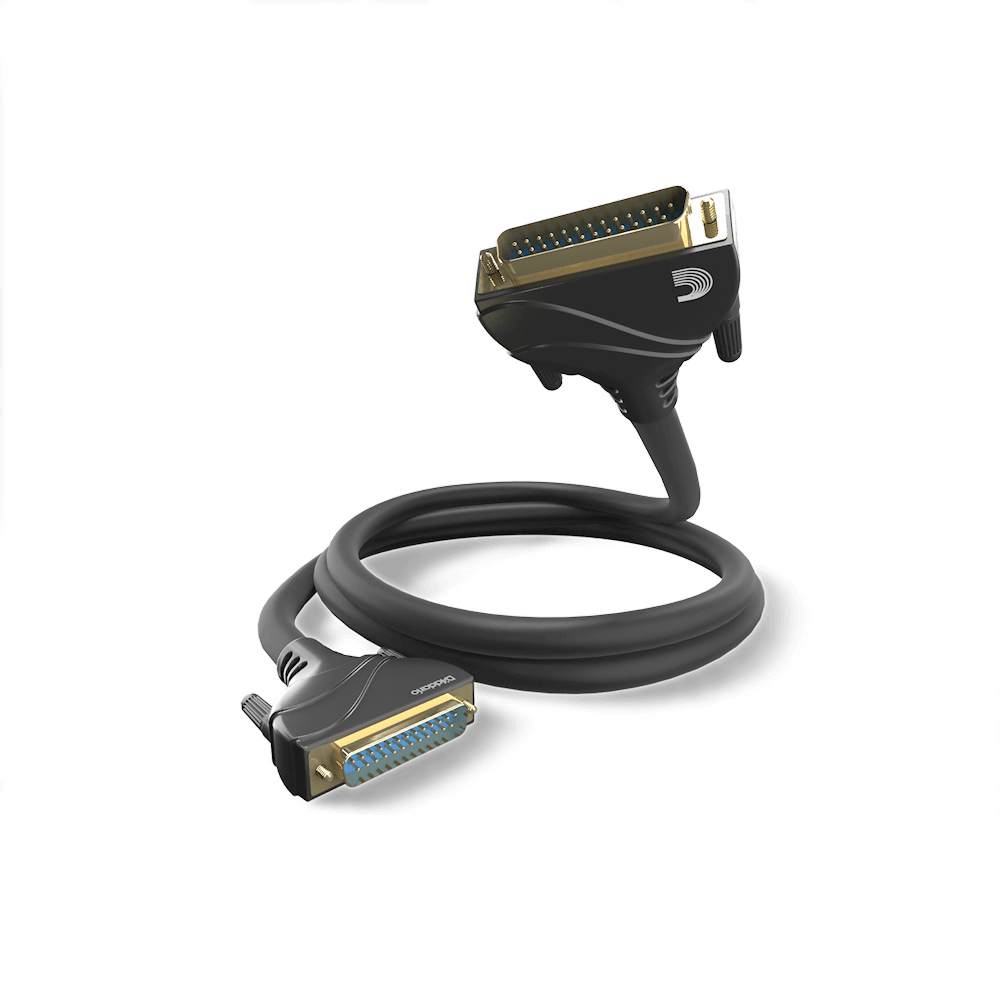 D'Addario Modular Snake System Male to Male DB25, 25ft.