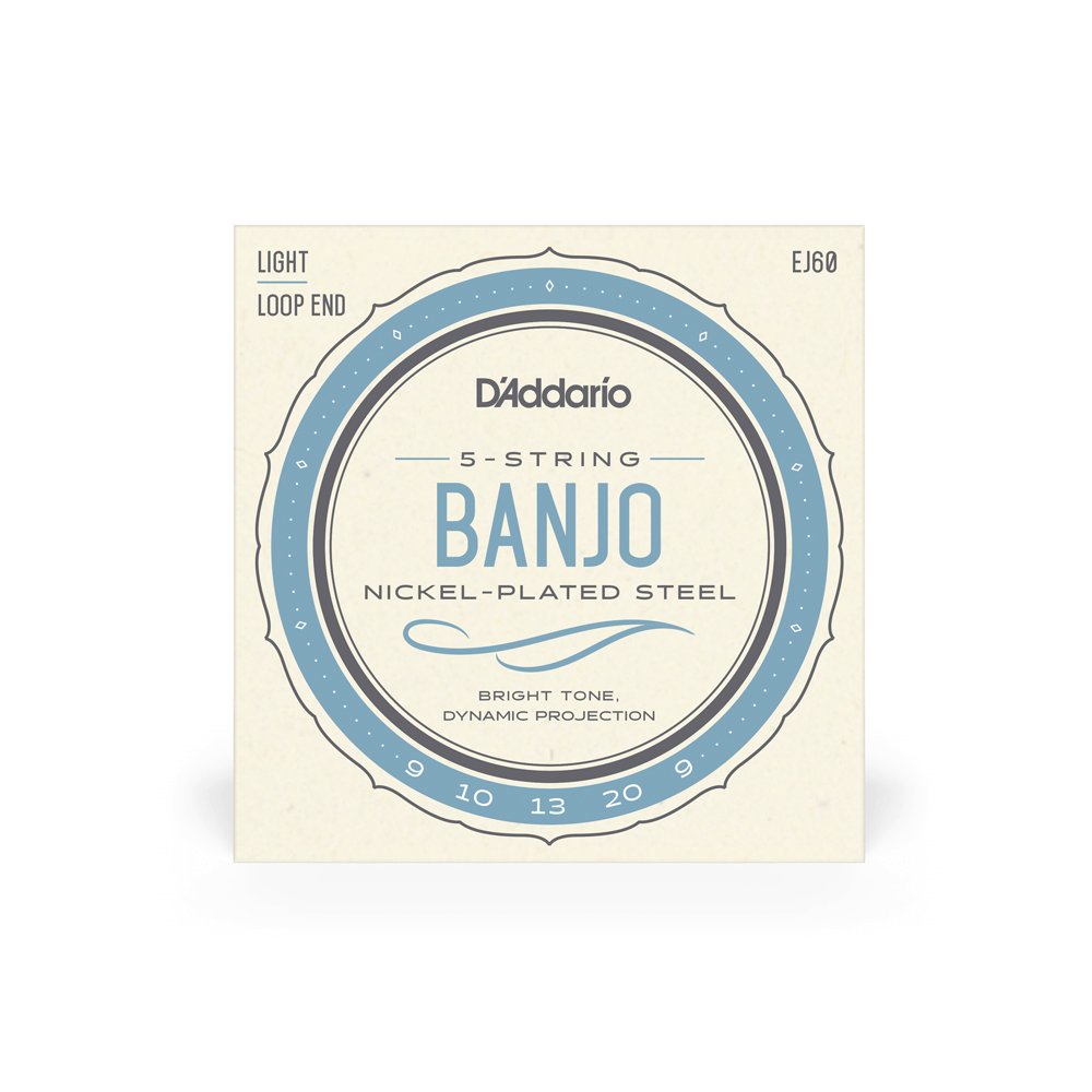 D'Addario 09-20 Regular Light Set Banjo Strings