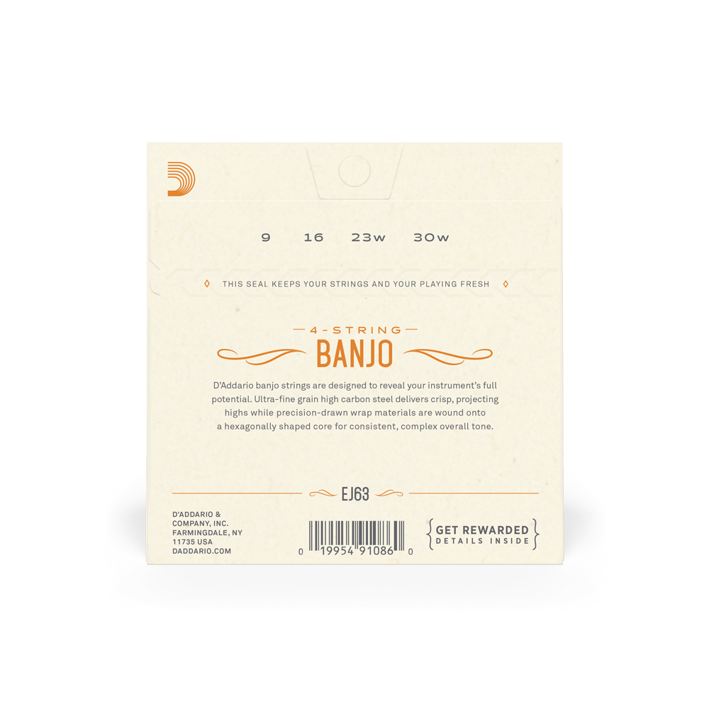 D'Addario 09-30 Tenor Set Banjo Strings