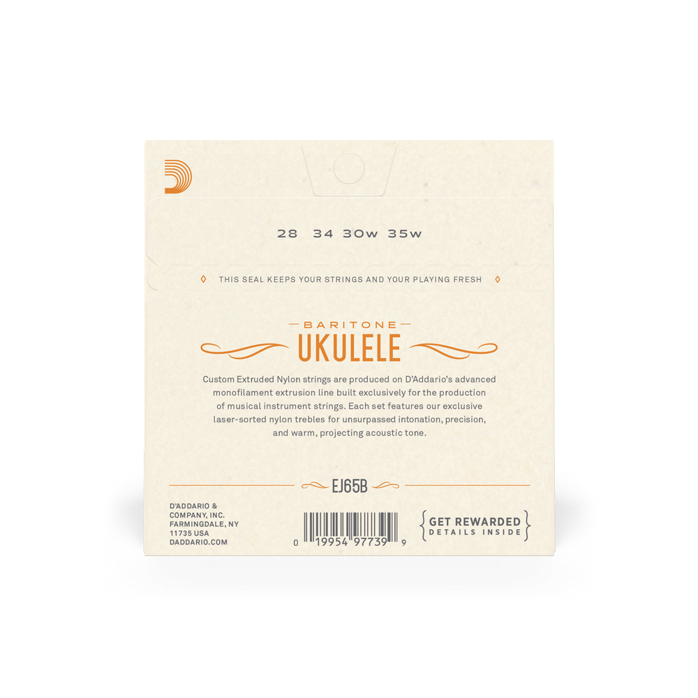 D'Addario Baritone Ukulele String Set