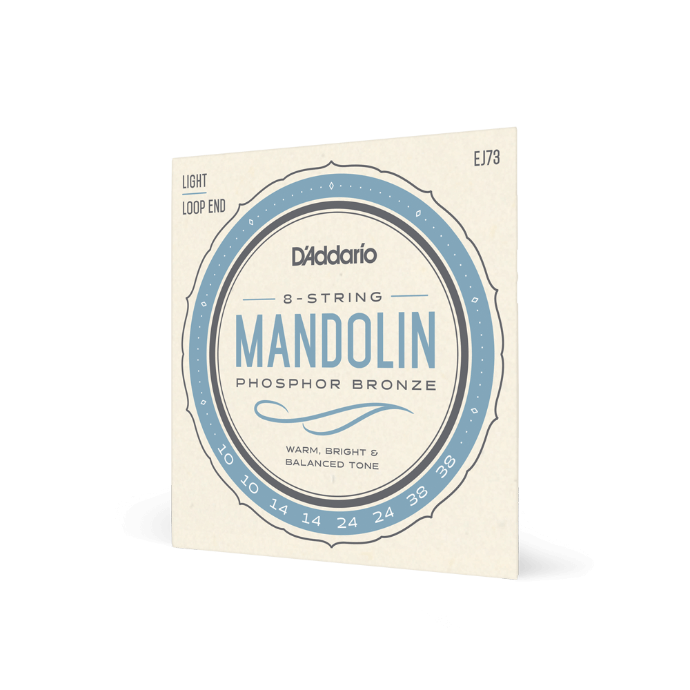 D'Addario Phosphor Bronze 10-38 Light Set Mandolin Strings