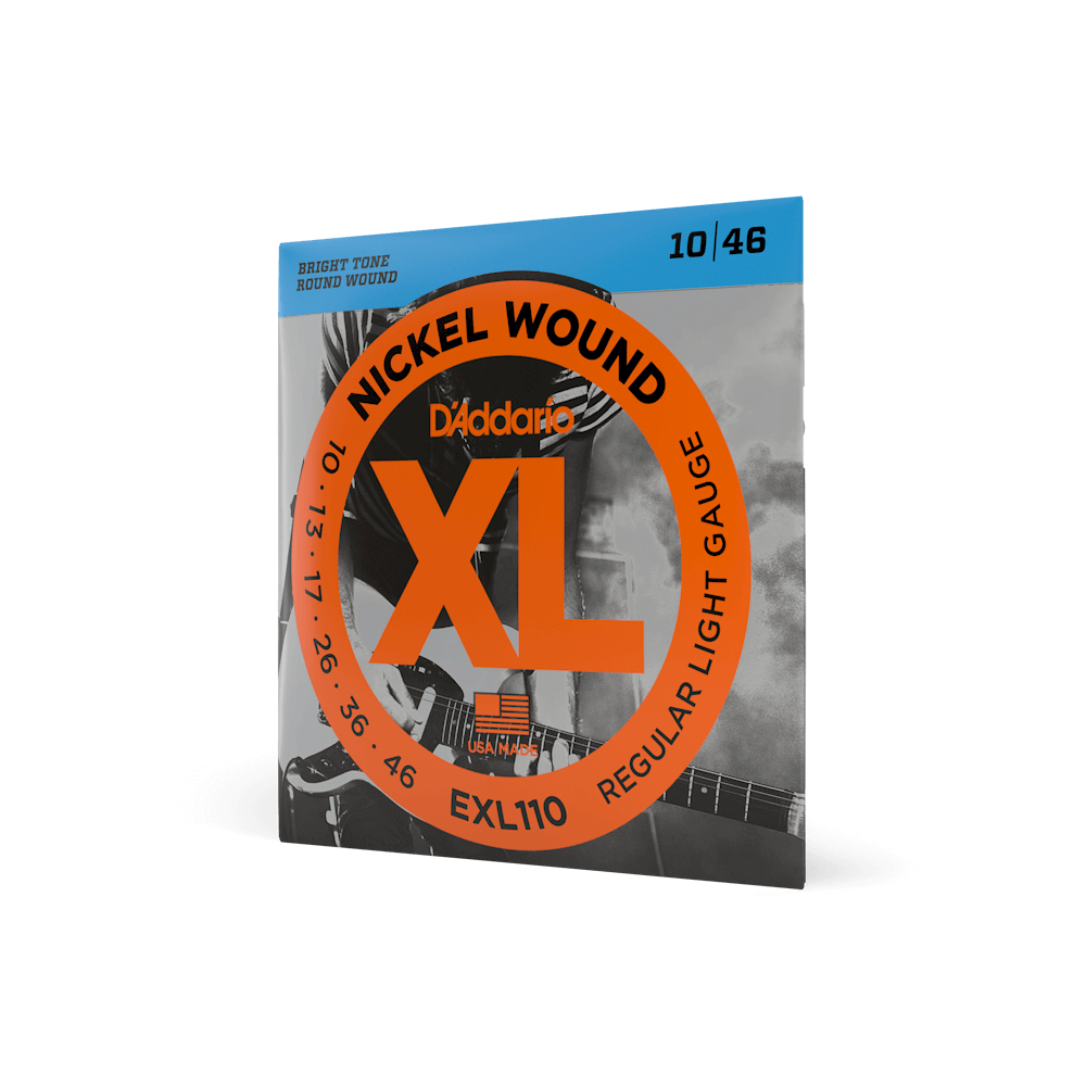 D'Addario Regular Light Electric Guitar Strings 10-46
