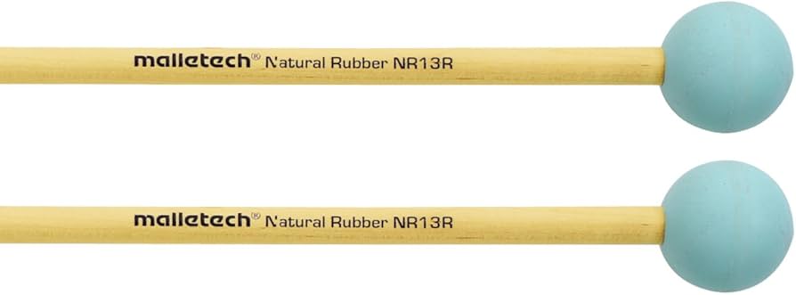 Malletech Natural Rubber Series Xylophone/Bell Mallets - Rattan