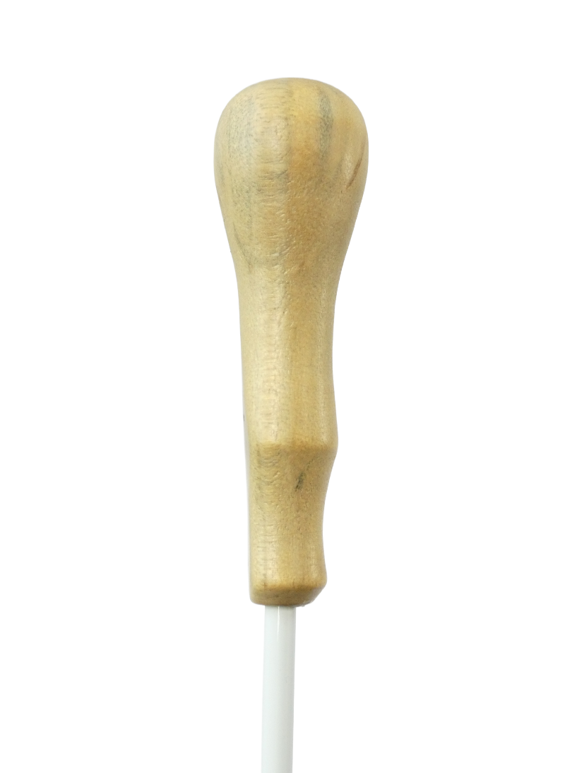 PaGu "The King" Flat Spot Baton - 16" Shaft - Light Wood Handle