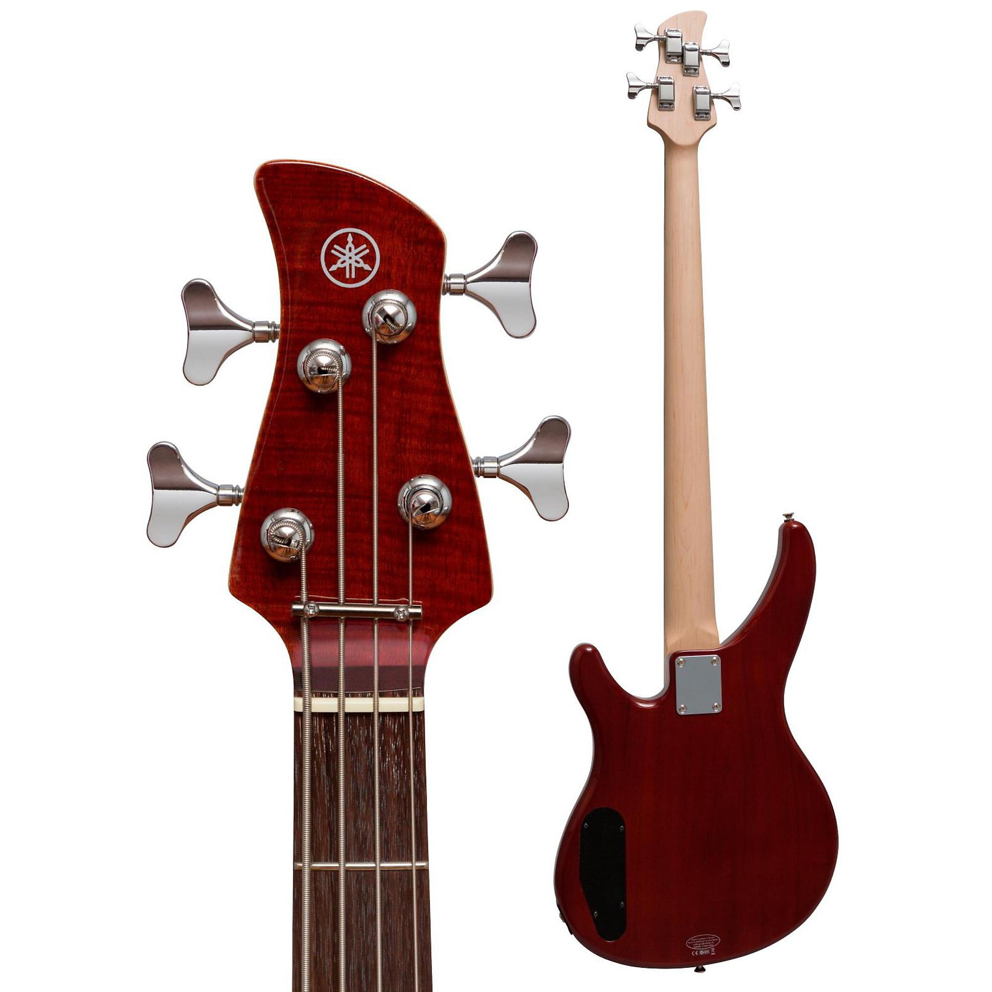 Yamaha TRBX174EW 4-String Electric Bass Guitar - Root Beer