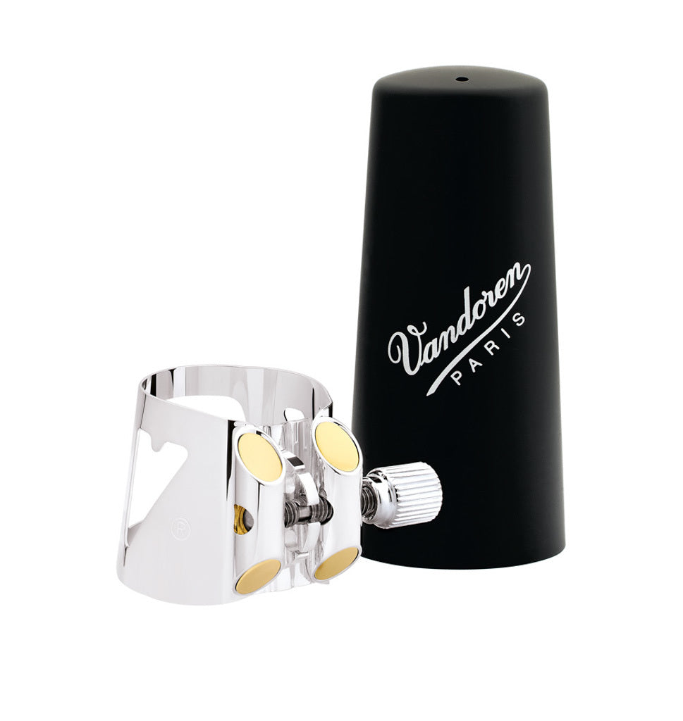 Vandoren Optimum Bass Clarinet Ligature - Silver Finish