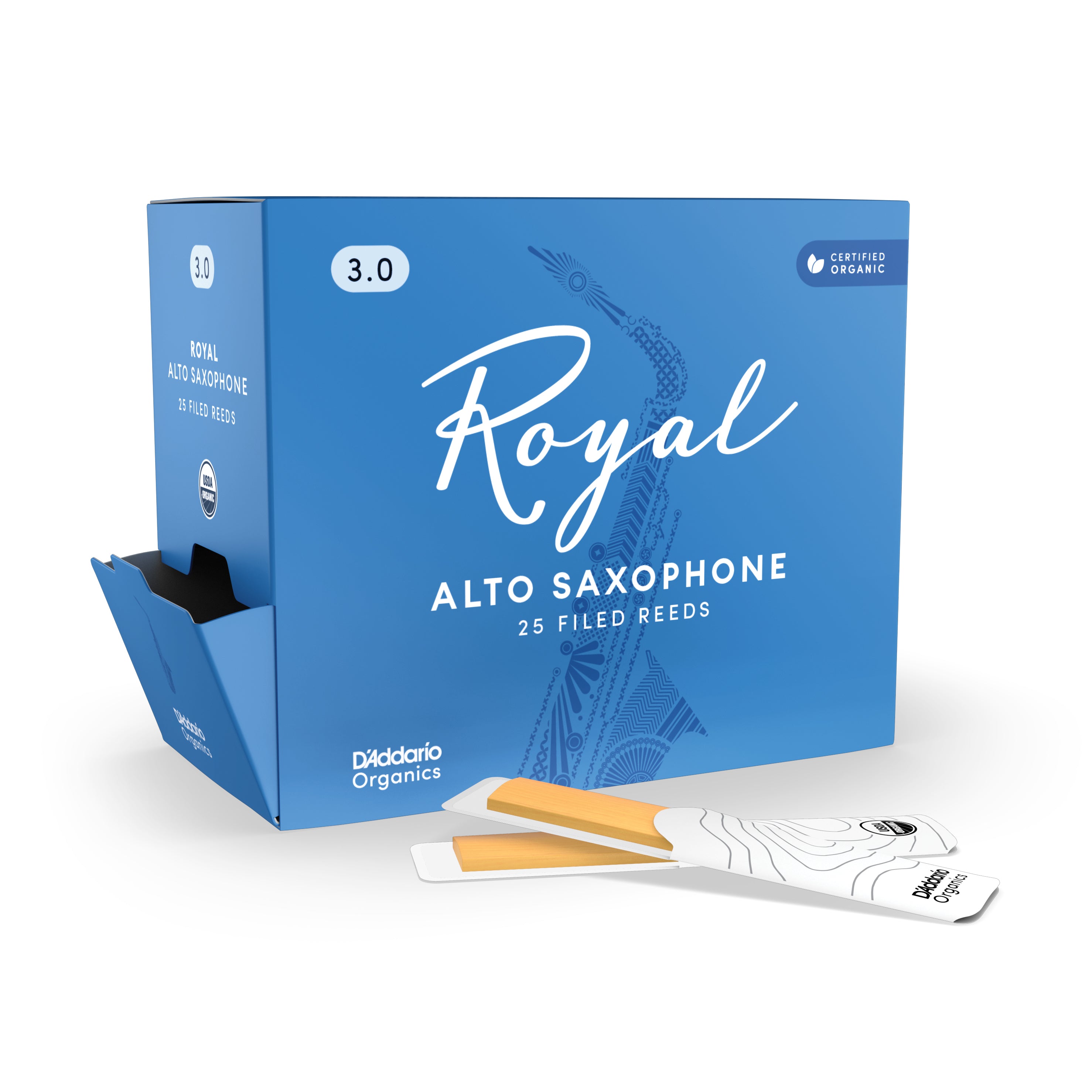 Rico Royal Alto Saxophone Reeds (Box of 25)