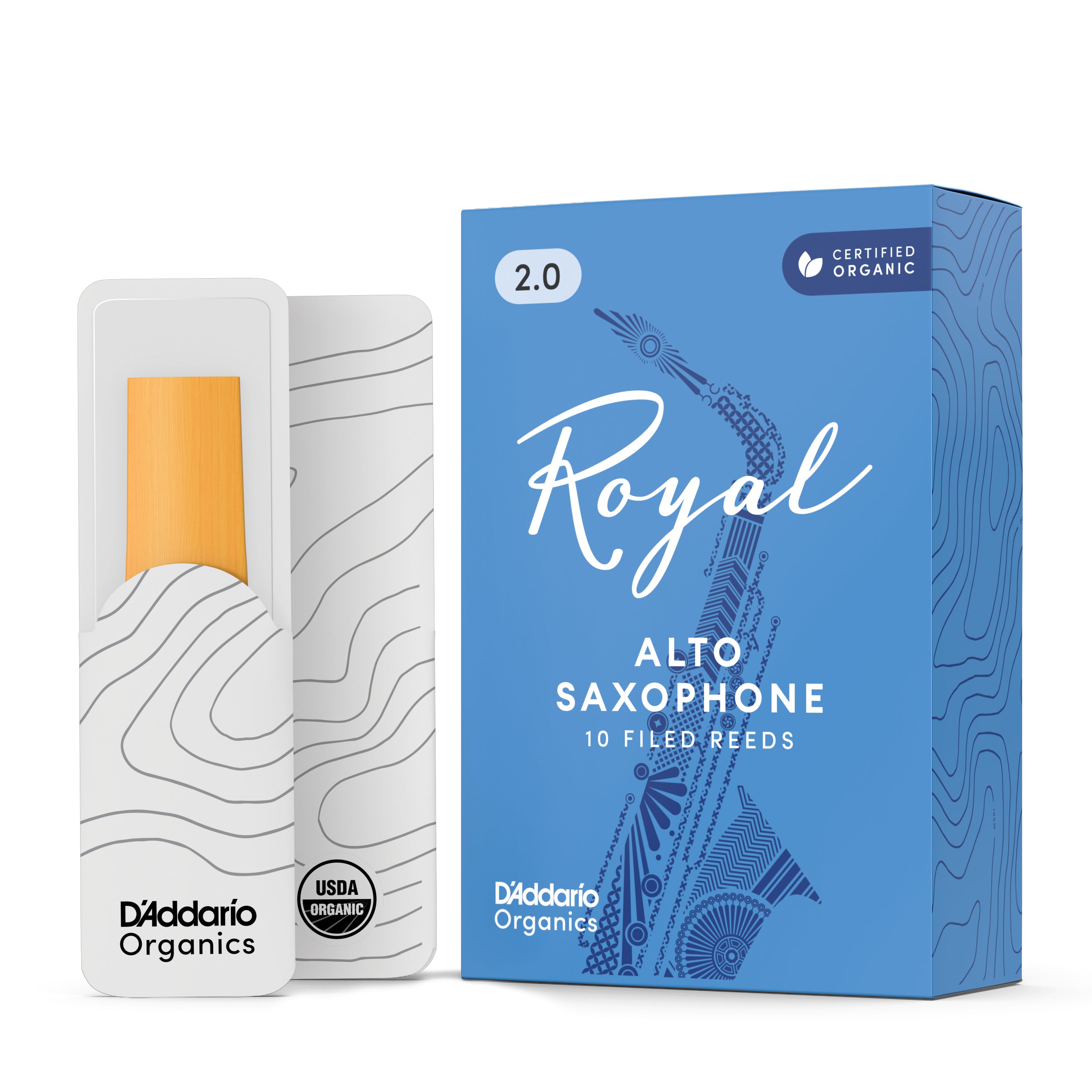 Rico Royal Alto Saxophone Reeds (Box of 10)