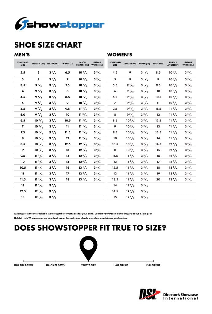 DSI Showstopper Patent Marching Band Shoe