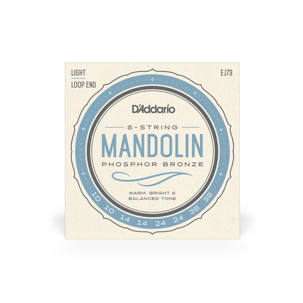 D'Addario Phosphor Bronze 10-38 Light Set Mandolin Strings