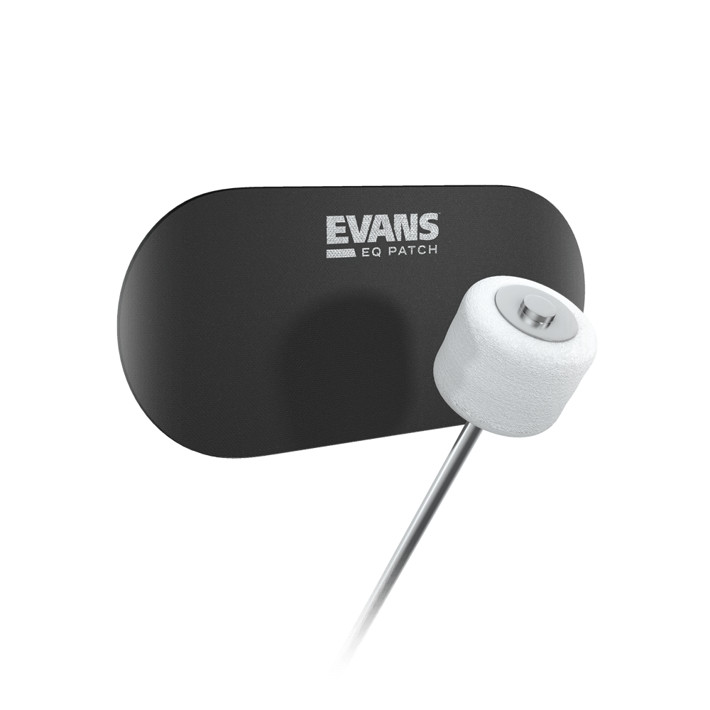 Evans EQ Patch - Black Nylon Double Patch - Pack of 2